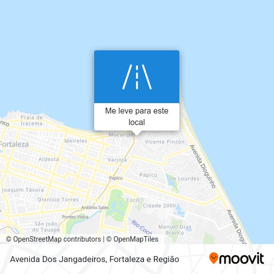 Avenida Dos Jangadeiros mapa