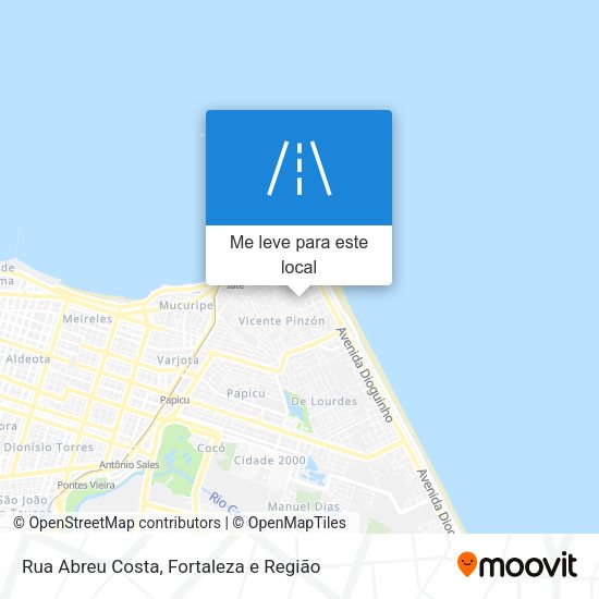Rua Abreu Costa mapa