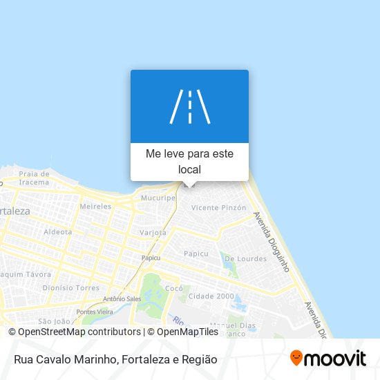 Rua Cavalo Marinho mapa