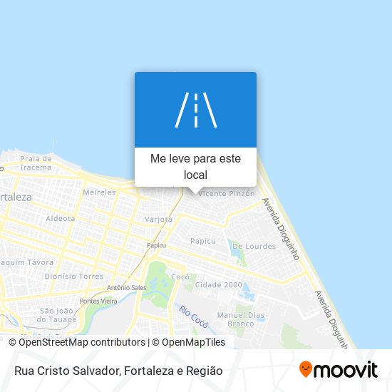 Rua Cristo Salvador mapa