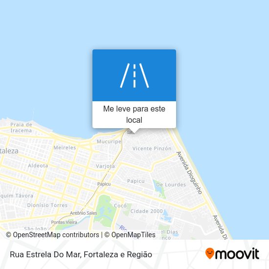 Rua Estrela Do Mar mapa