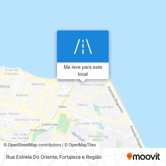Rua Estrela Do Oriente mapa