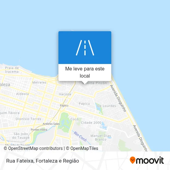 Rua Fateixa mapa