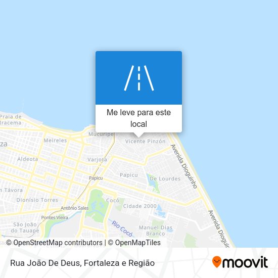 Rua João De Deus mapa