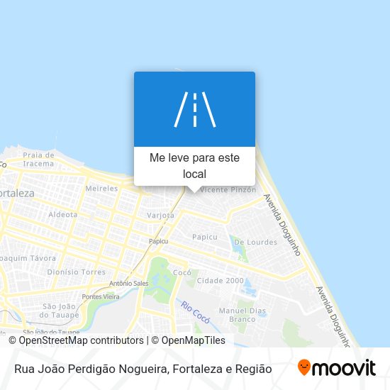 Rua João Perdigão Nogueira mapa