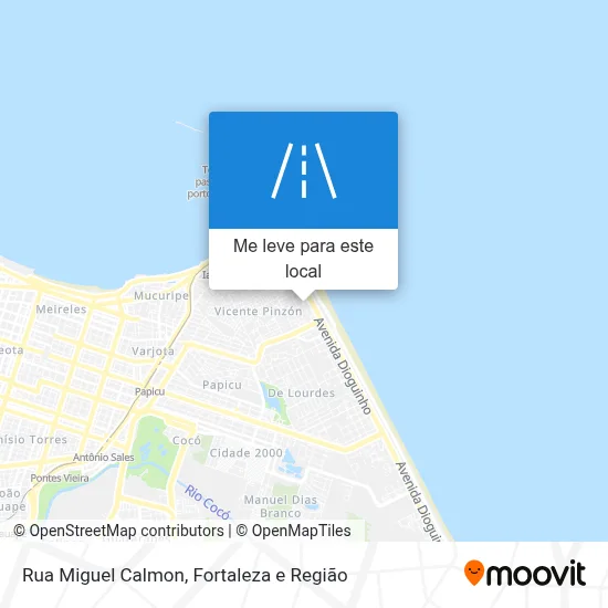 Rua Miguel Calmon mapa