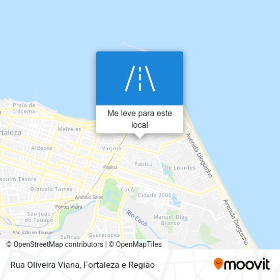 Rua Oliveira Viana mapa