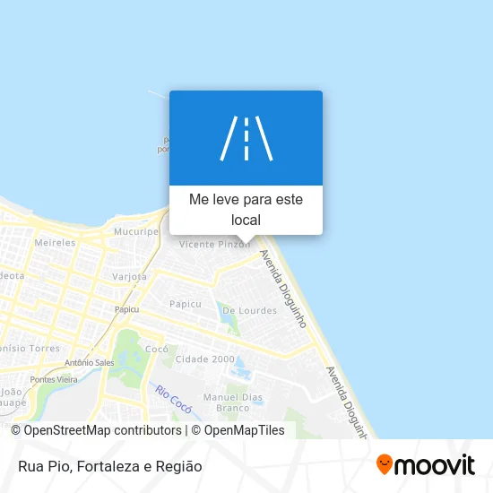 Rua Pio mapa