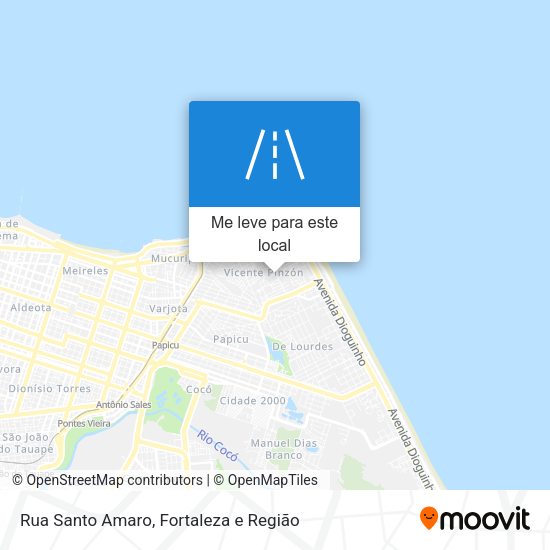 Rua Santo Amaro mapa