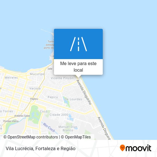 Vila Lucrécia mapa