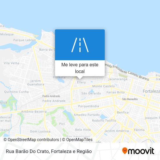 Rua Barão Do Crato mapa