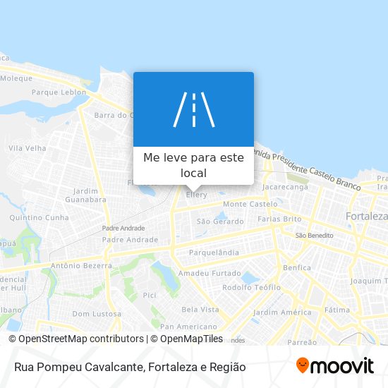 Rua Pompeu Cavalcante mapa