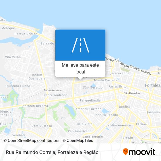 Rua Raimundo Corrêia mapa