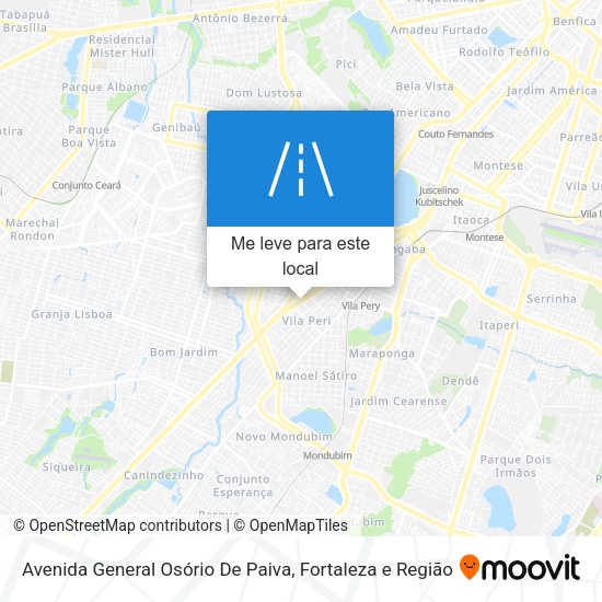 Avenida General Osório De Paiva mapa