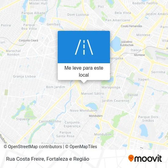 Rua Costa Freire mapa