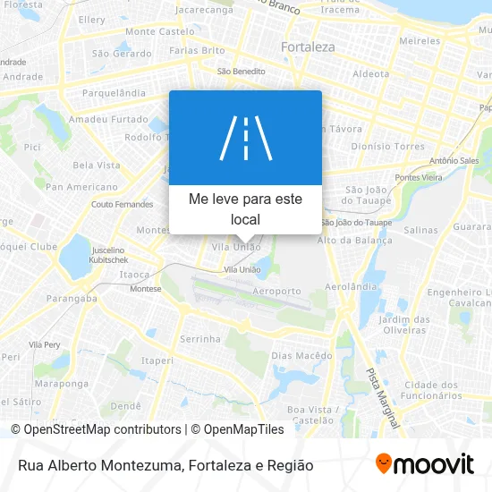 Rua Alberto Montezuma mapa