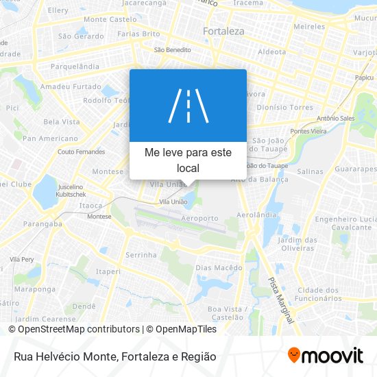 Rua Helvécio Monte mapa