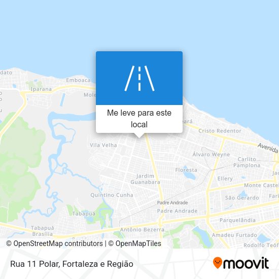Rua 11 Polar mapa
