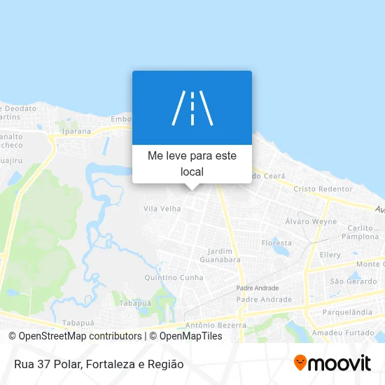 Rua 37 Polar mapa