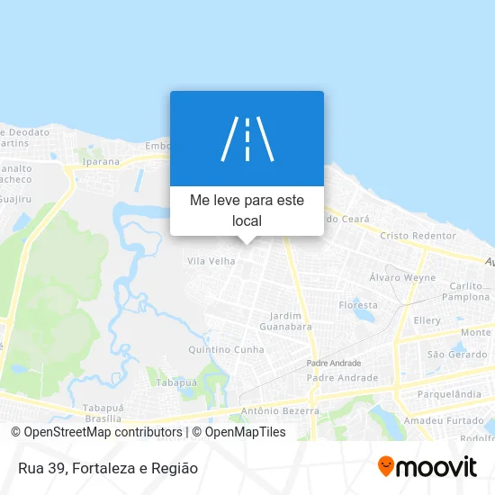Rua 39 mapa