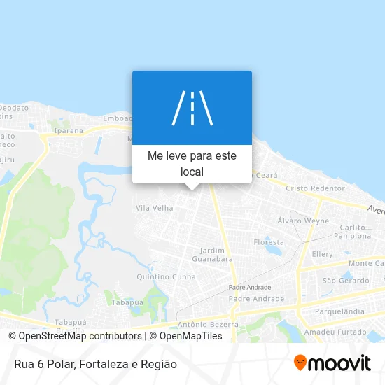 Rua 6 Polar mapa