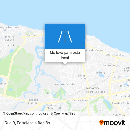 Rua B mapa