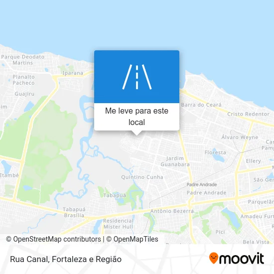 Rua Canal mapa