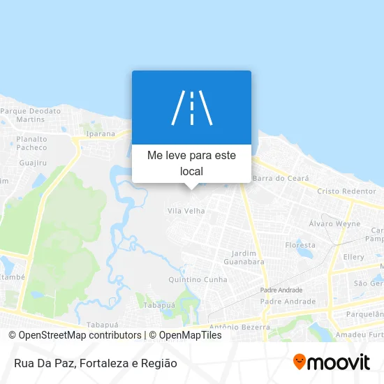 Rua Da Paz mapa