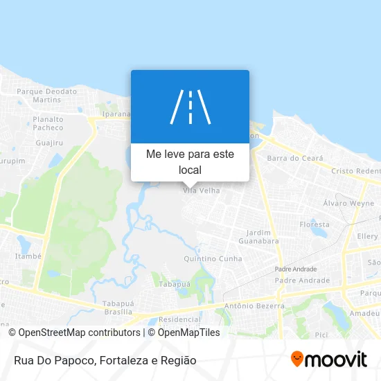 Rua Do Papoco mapa