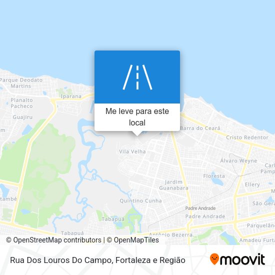 Rua Dos Louros Do Campo mapa