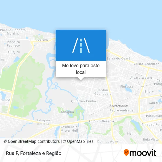 Rua F mapa