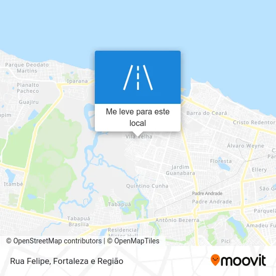 Rua Felipe mapa