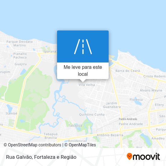 Rua Galvão mapa