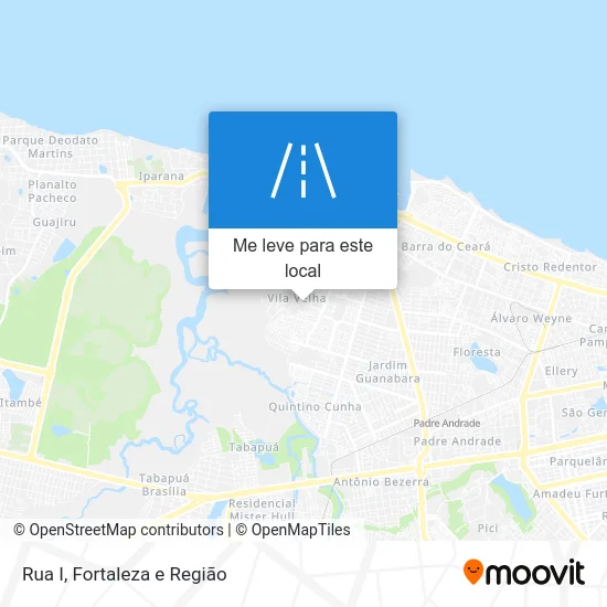 Rua I mapa