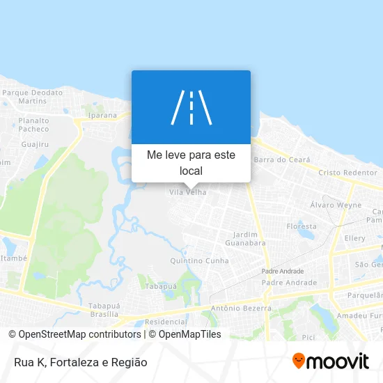 Rua K mapa