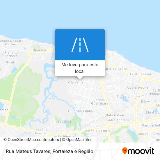 Rua Mateus Tavares mapa