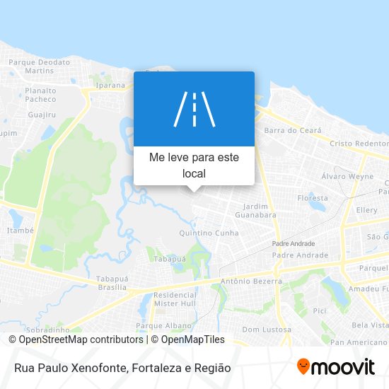 Rua Paulo Xenofonte mapa