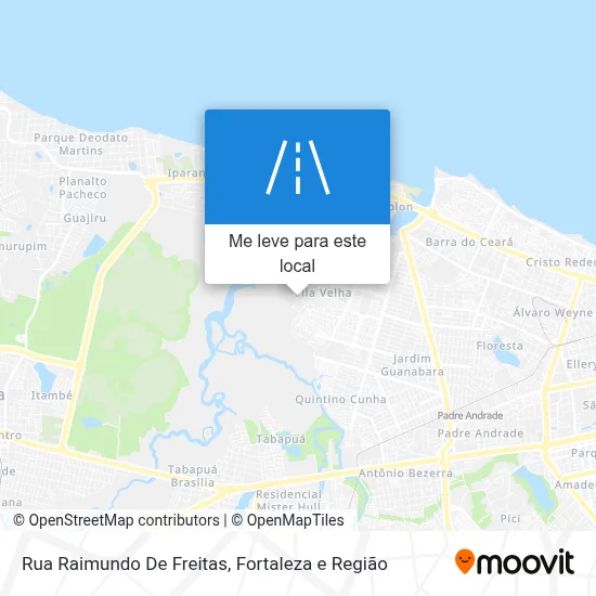 Rua Raimundo De Freitas mapa
