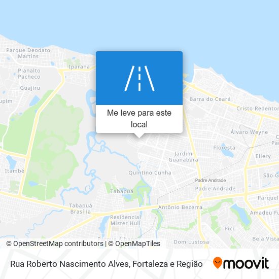 Rua Roberto Nascimento Alves mapa