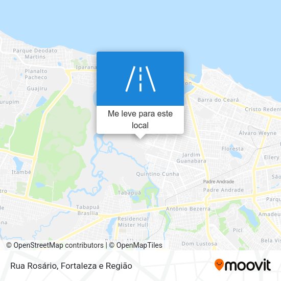 Rua Rosário mapa