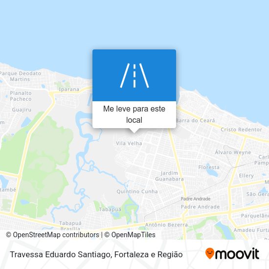 Travessa Eduardo Santiago mapa