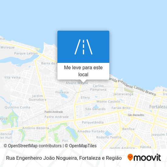 Rua Engenheiro João Nogueira mapa