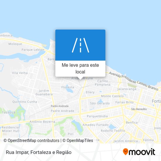 Rua Impar mapa