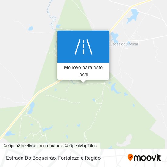 Estrada Do Boqueirão mapa