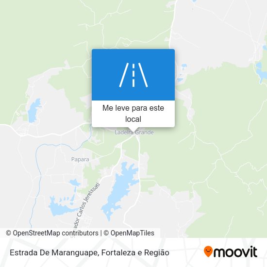 Estrada De Maranguape mapa