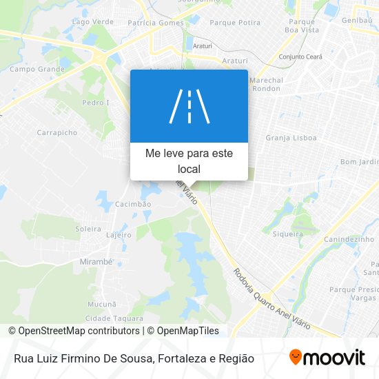 Rua Luiz Firmino De Sousa mapa