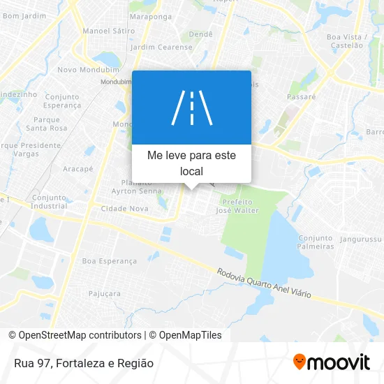 Rua 97 mapa