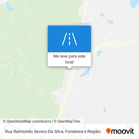 Rua Raimundo Severo Da Silva mapa