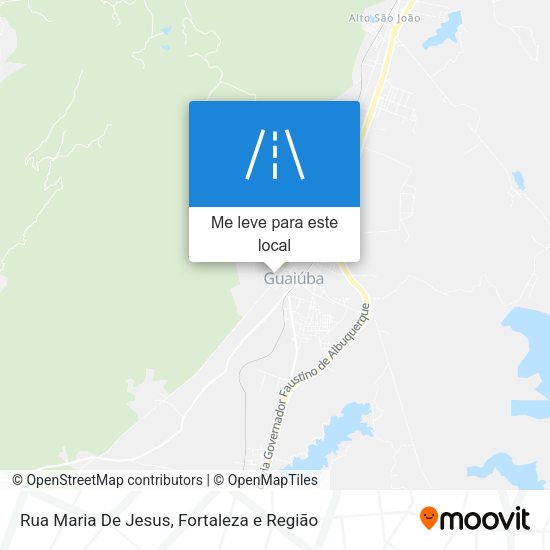 Rua Maria De Jesus mapa