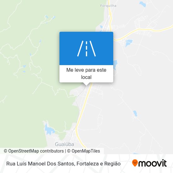 Rua Luís Manoel Dos Santos mapa